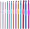 14 Pieces Crochet Hook Knitting Needle Set - Crochet Needles for Crocheting Yarn Clover Crochet Hooks Crochet Accessories (2-10mm) - Adults Craft Supplies and Tools Clover Crochet Hooks